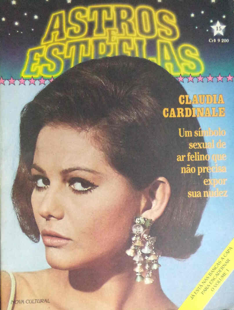 ASTROS E ESTRELAS magazine side cover Issue 15  1985