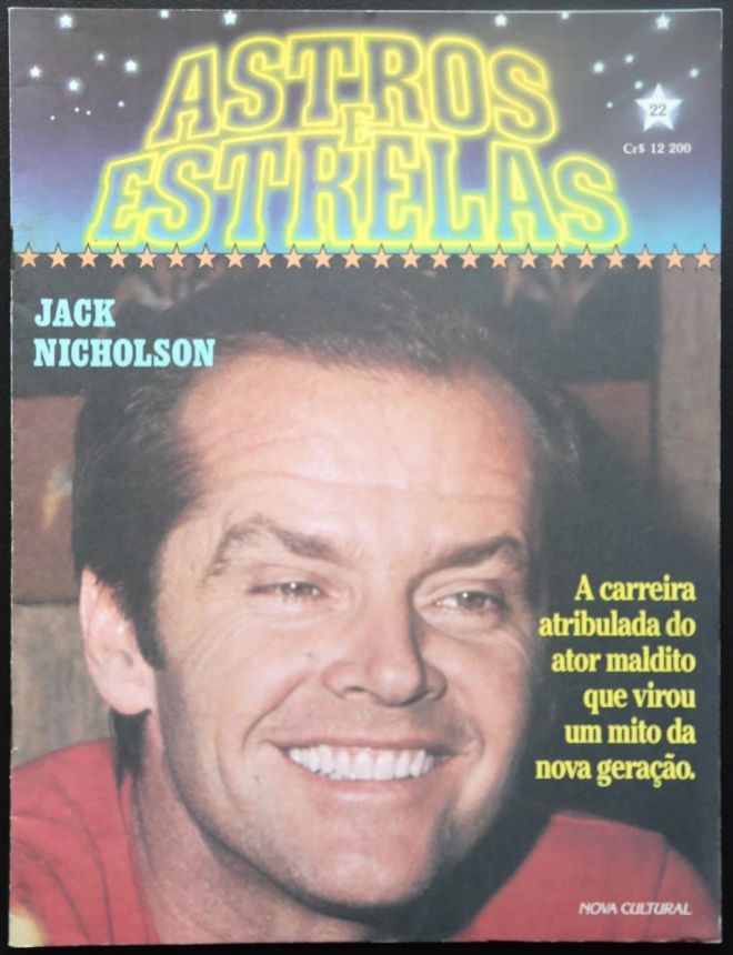 ASTROS E ESTRELAS magazine side cover Issue 22   1985