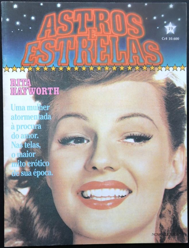 ASTROS E ESTRELAS magazine side cover Issue 19  1985