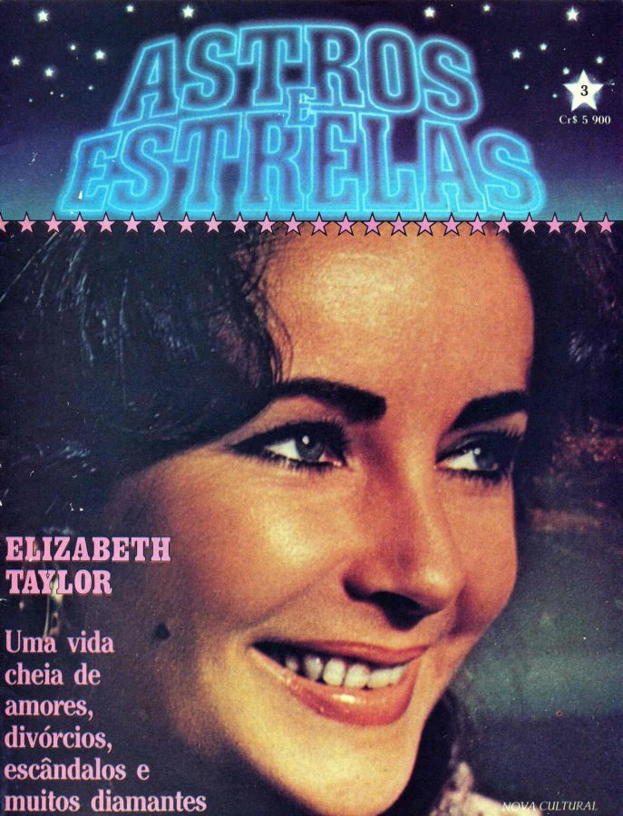 ASTROS E ESTRELAS magazine side cover Issue 3  1985