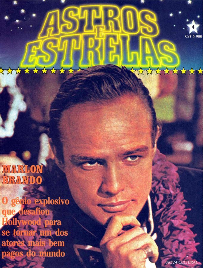 ASTROS E ESTRELAS magazine side cover Issue 4  1985
