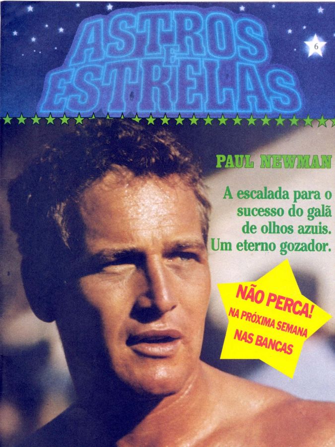 ASTROS E ESTRELAS magazine side cover Issue 6  1985