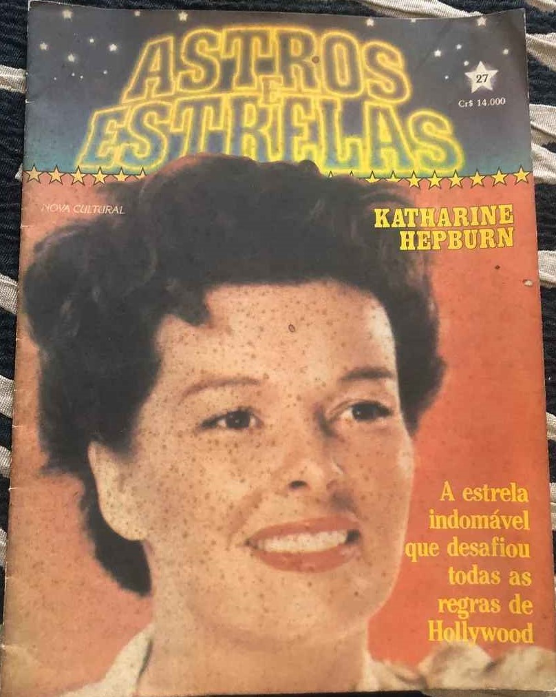 ASTROS E ESTRELAS magazine side cover Issue 27   1985