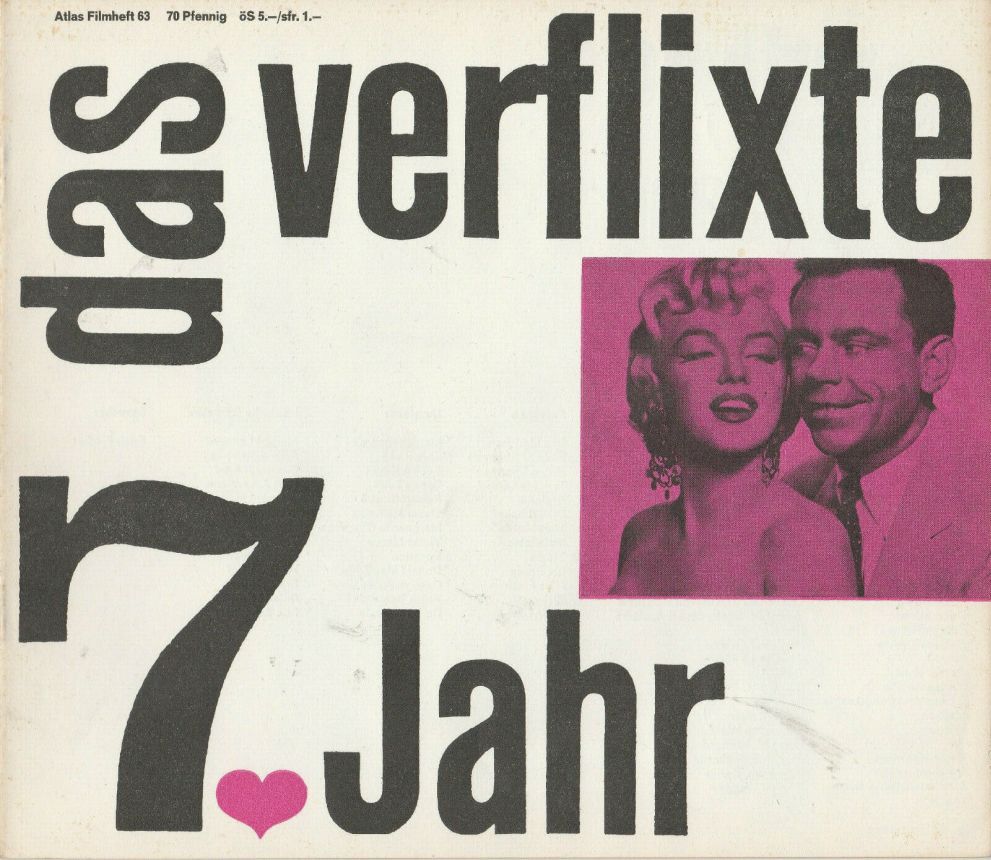 ATLAS FILMHEFT magazine side cover Issue 63  1965