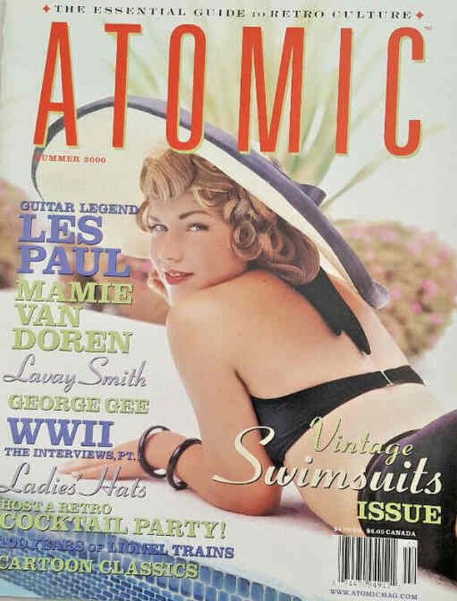 ATOMIC magazine side cover Issue 6 Summer 2000