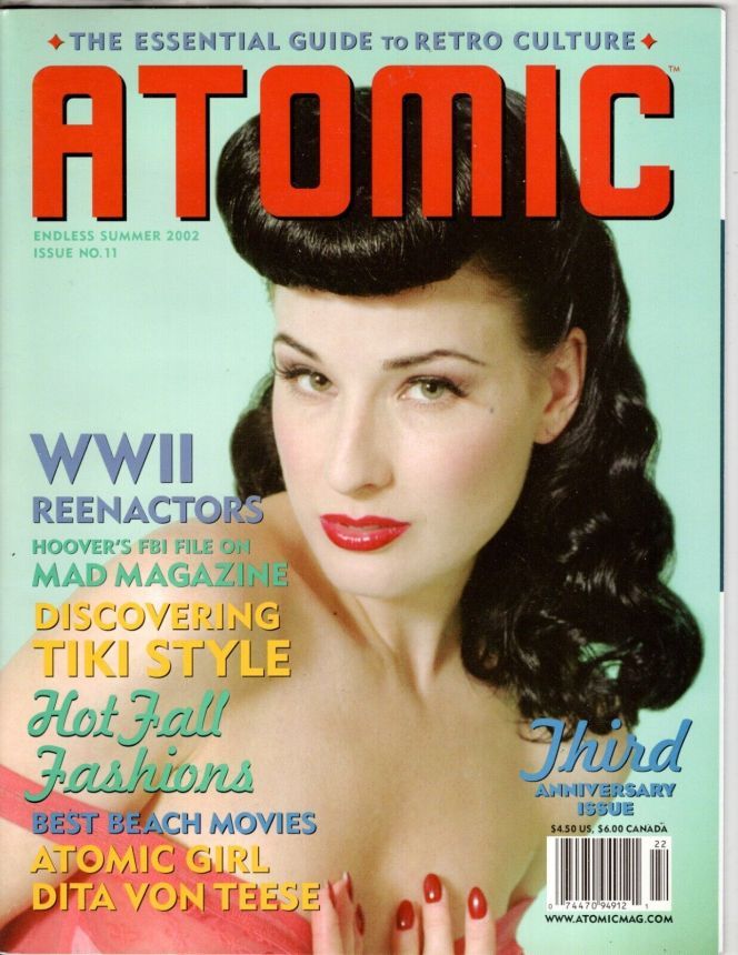 ATOMIC magazine side cover Issue 11 Summer 2002