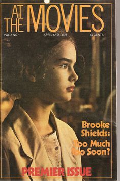 AT THE MOVIES magazine side cover Issue 1 12 April 1978