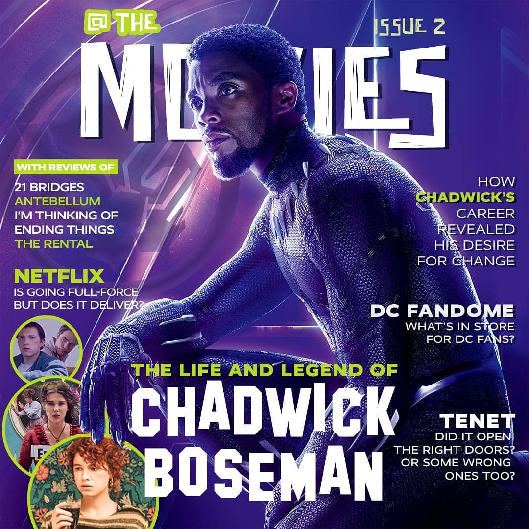 AT THE MOVIES (2020) magazine side cover Issue 2  October 2020