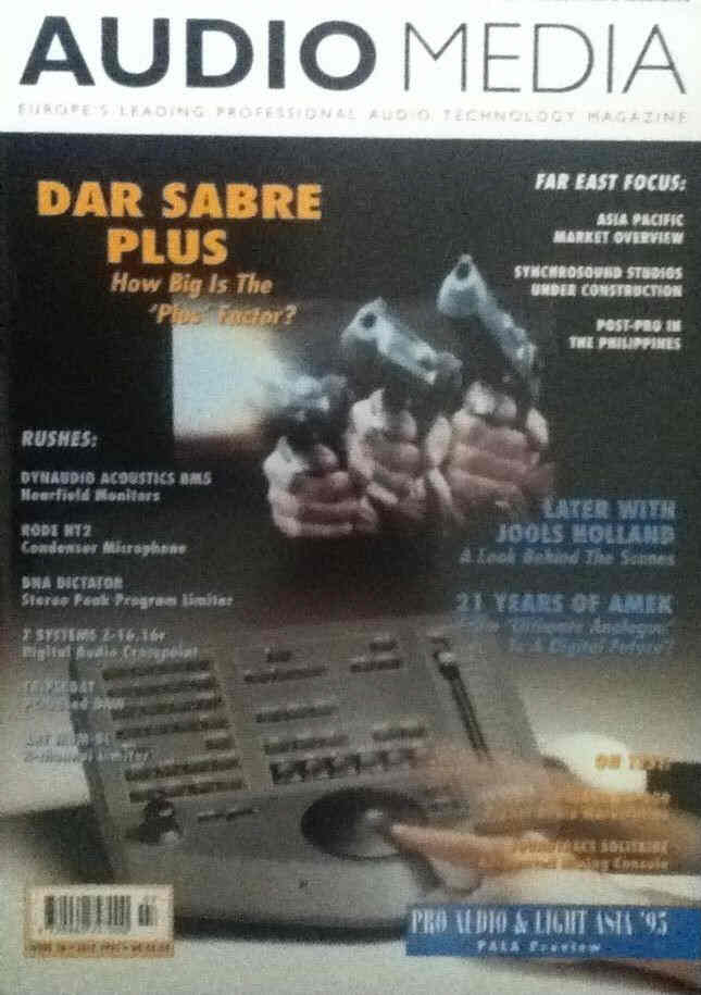 AUDIO MEDIA magazine side cover Issue 32 July 1993