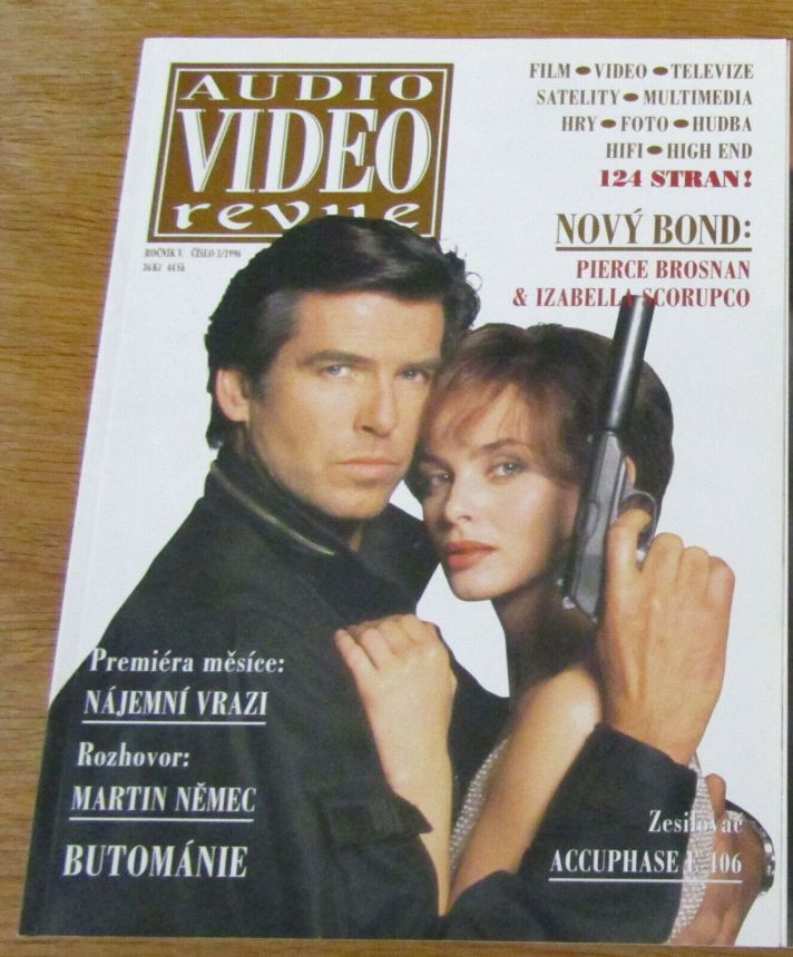 AUDIO VIDEO REVUE magazine side cover  January 1996