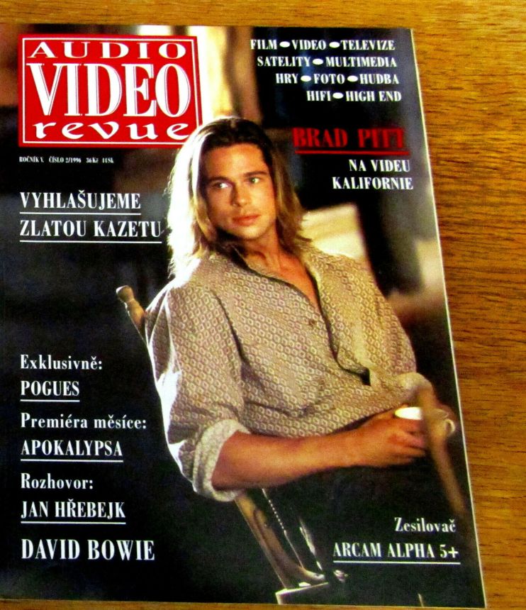 AUDIO VIDEO REVUE magazine side cover  February 1996