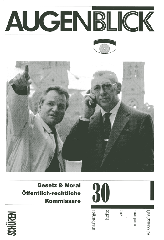 AUGENBLICK magazine side cover Issue 30  1999