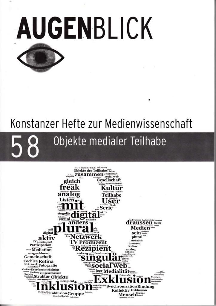 AUGENBLICK magazine side cover Issue 58  2013