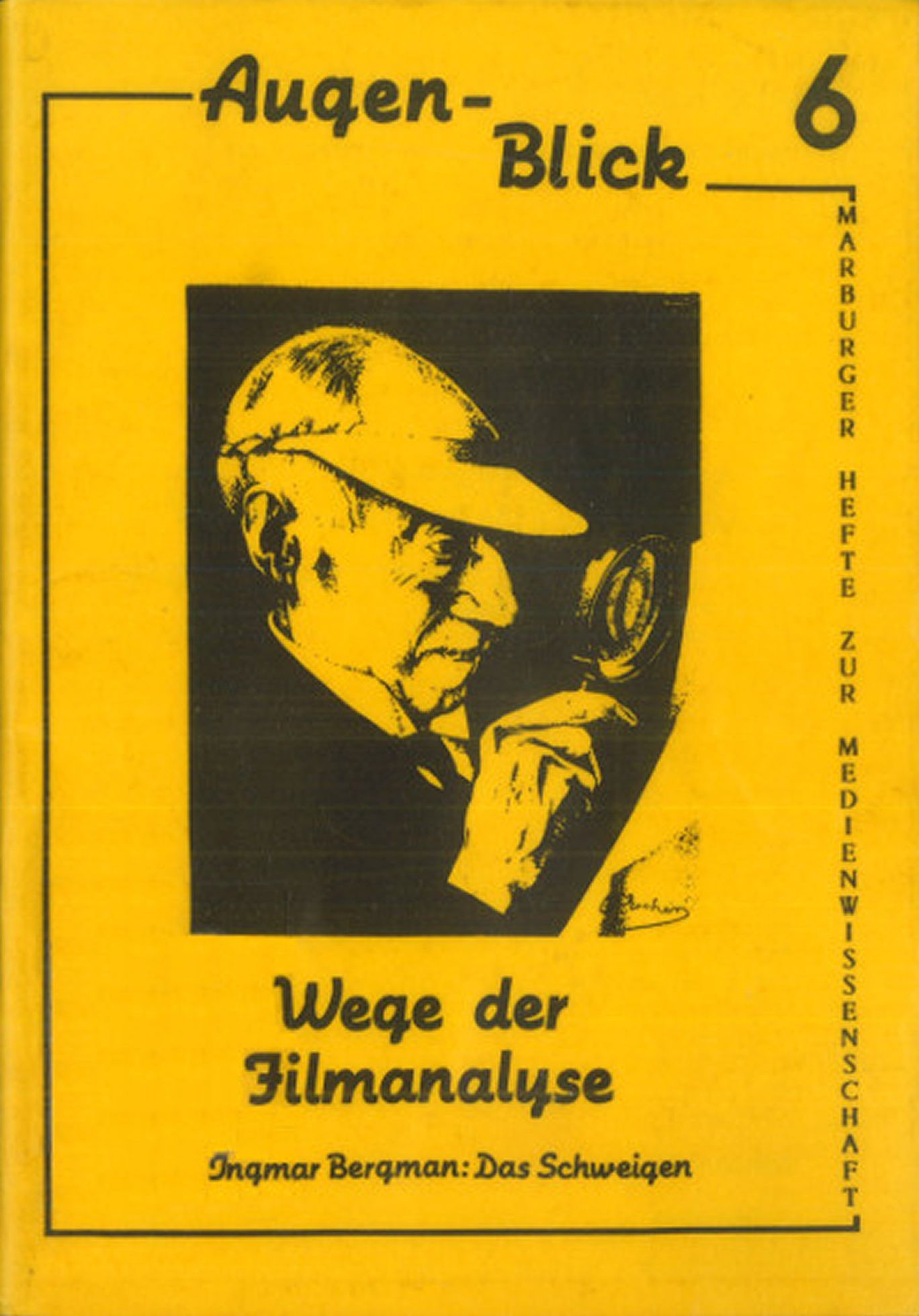 AUGENBLICK magazine side cover Issue 6   1989