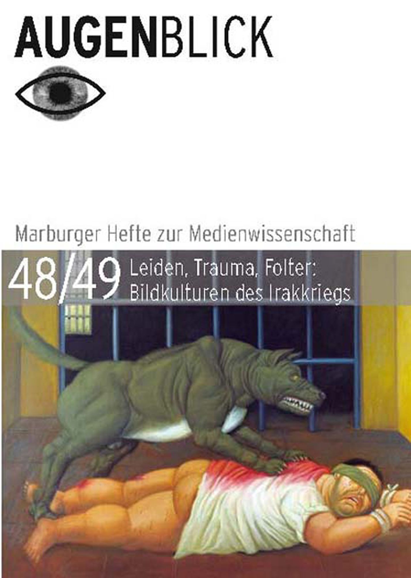 AUGENBLICK magazine side cover Issue 48-49  November 2010