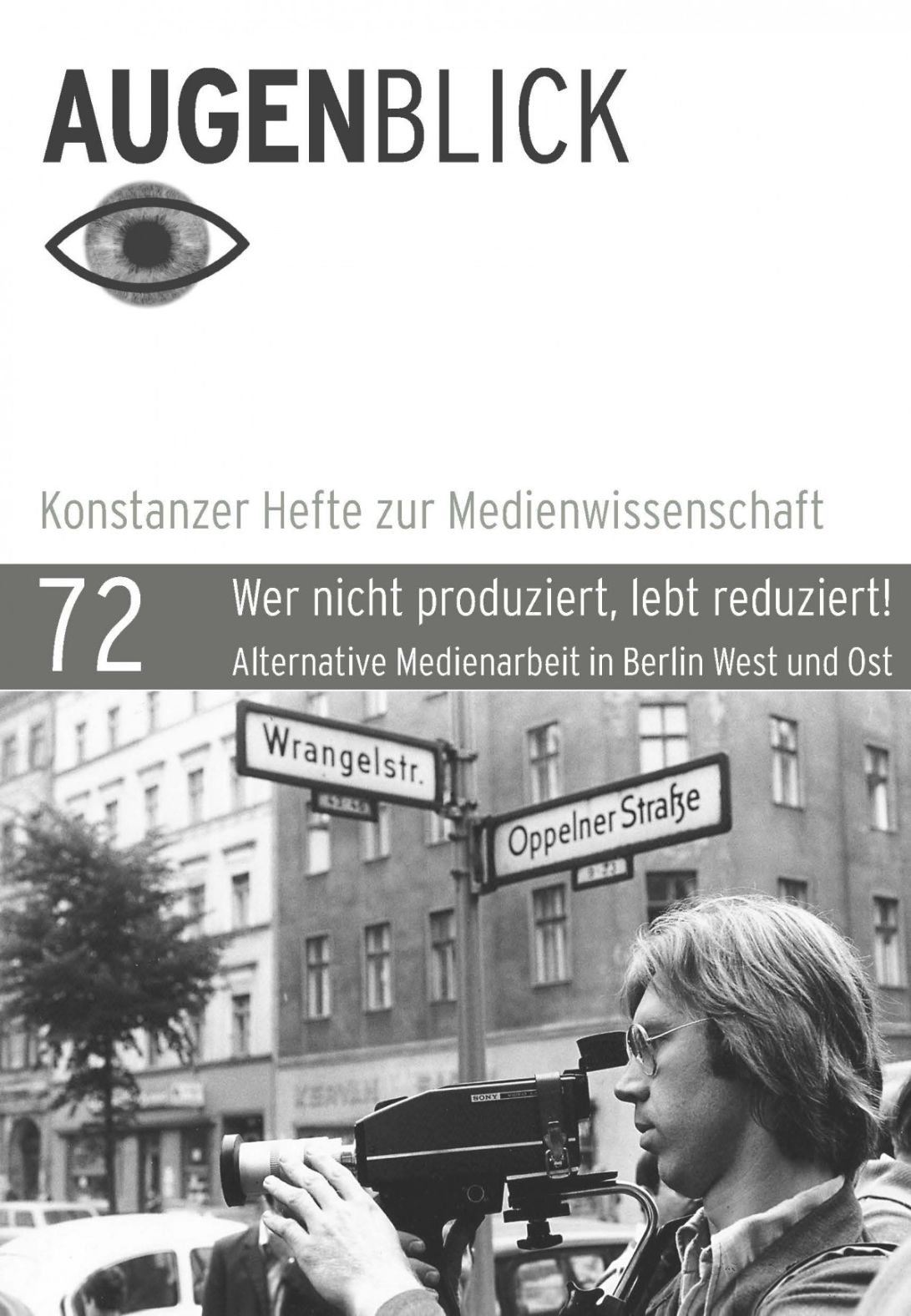 AUGENBLICK magazine side cover Issue 72   2018