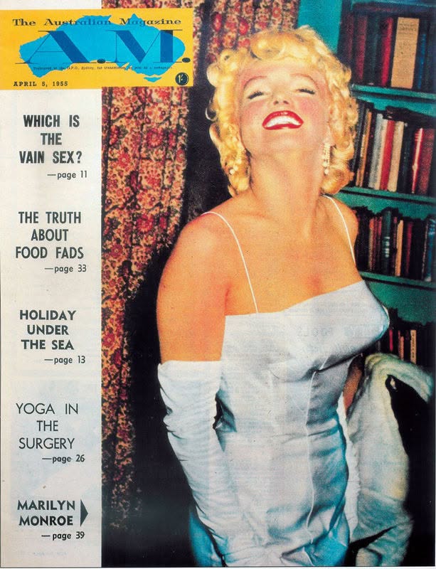 AUSTRALIAN MAGAZINE magazine side cover 5 April 1955