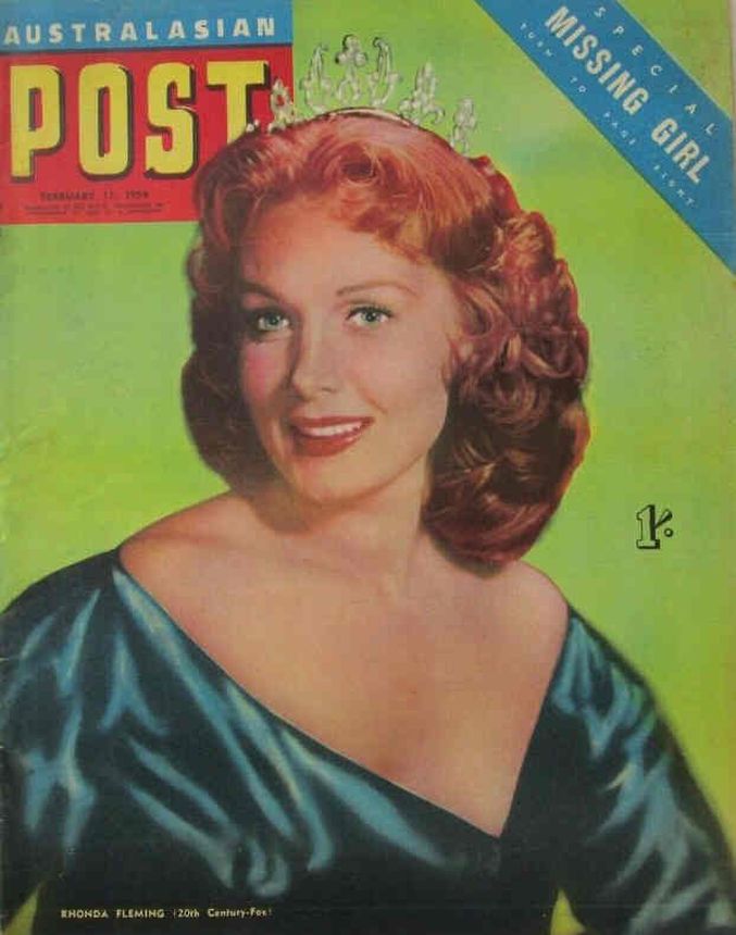 AUSTRALASIAN POST magazine side cover 11 February 1954