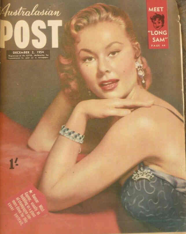 AUSTRALASIAN POST magazine side cover 2 December 1954