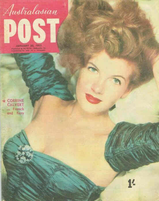 AUSTRALASIAN POST magazine side cover 20 January 1955