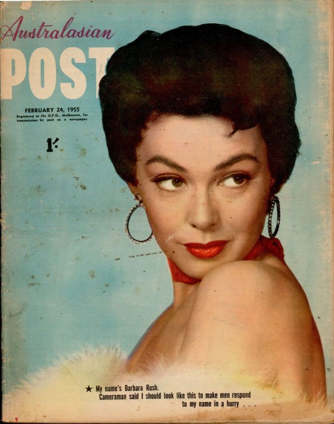 AUSTRALASIAN POST magazine side cover 24 February 1955