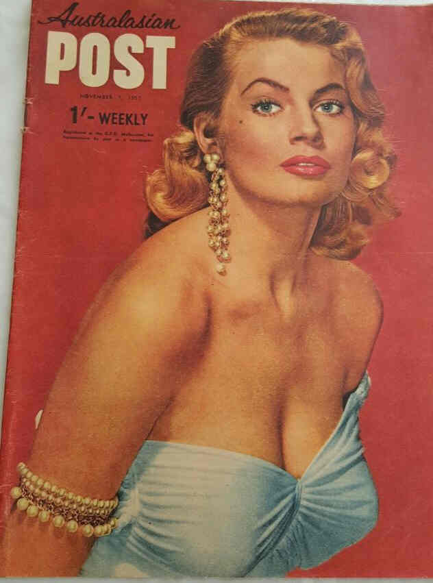 AUSTRALASIAN POST magazine side cover 7 November 1957