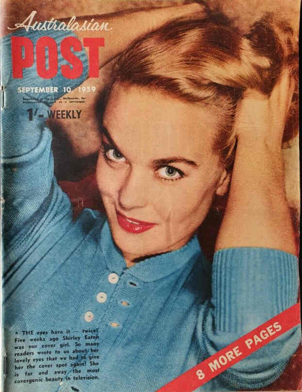 AUSTRALASIAN POST magazine side cover 10 September 1959