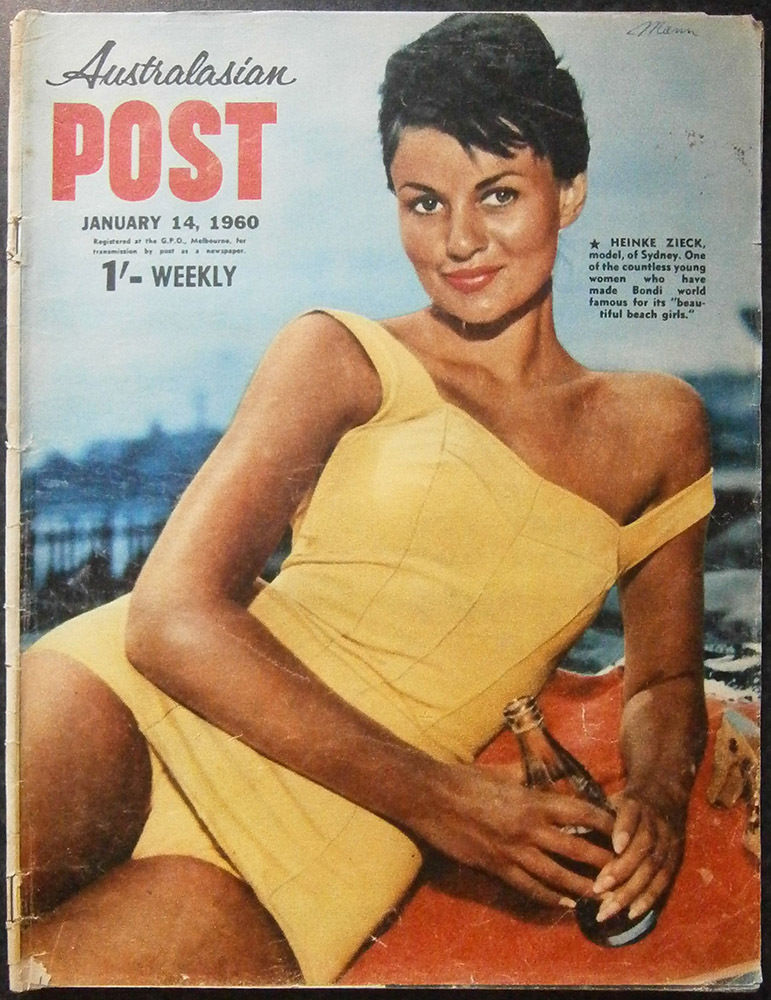 AUSTRALASIAN POST magazine side cover 14 January 1960