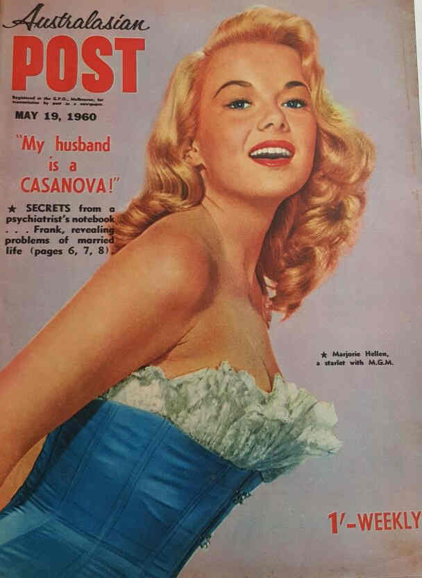 AUSTRALASIAN POST magazine side cover 19 May 1960