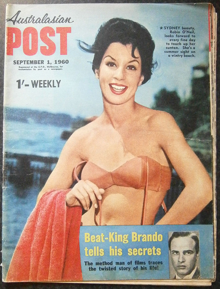 AUSTRALASIAN POST magazine side cover 1 September 1960