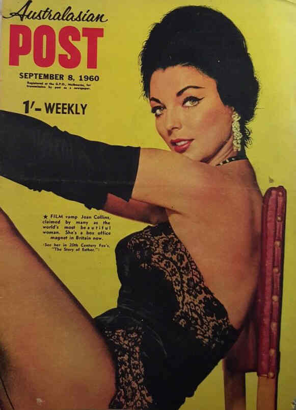 AUSTRALASIAN POST magazine side cover 8 September 1960