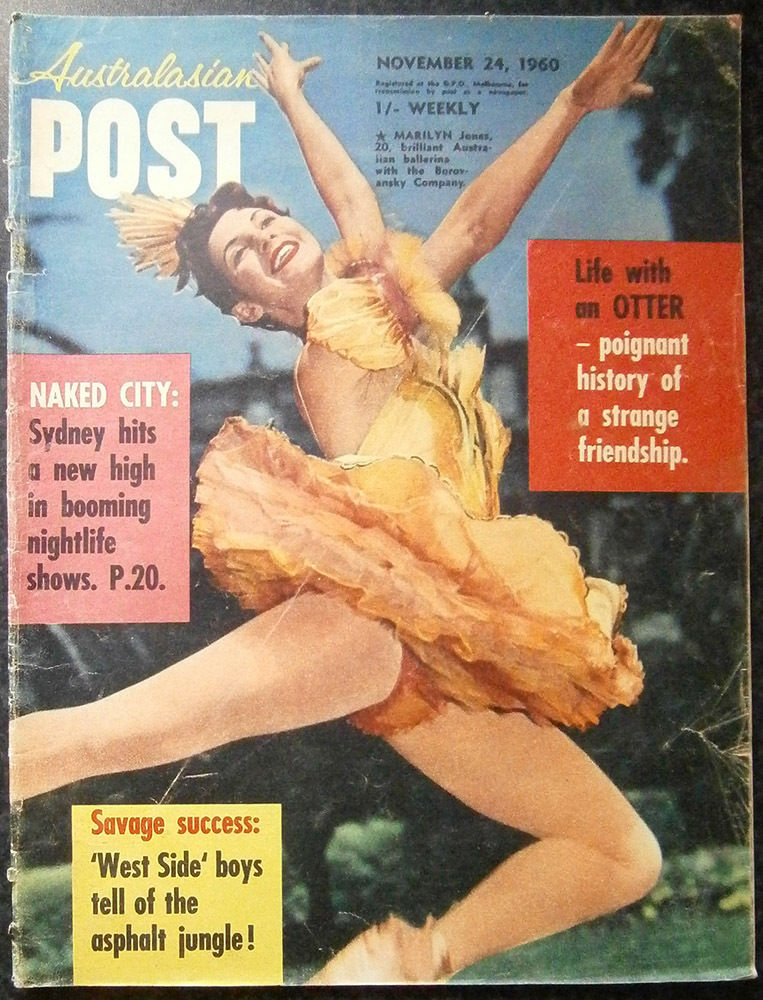 AUSTRALASIAN POST magazine side cover 24 November 1960