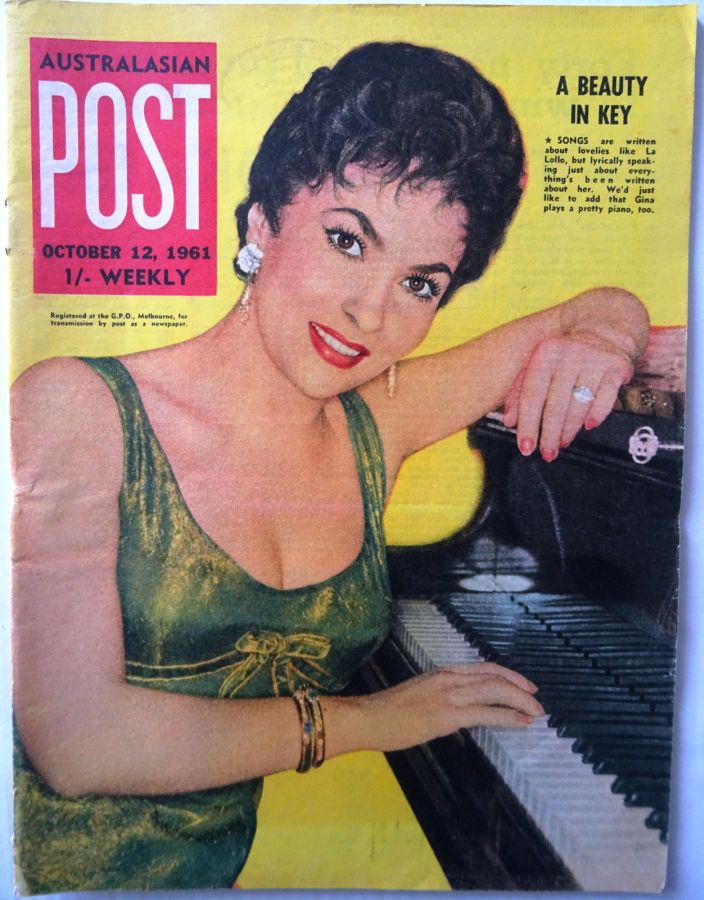 AUSTRALASIAN POST magazine side cover 12 October 1961
