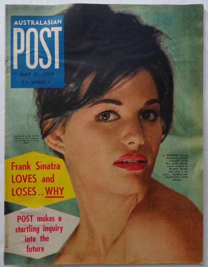 AUSTRALASIAN POST magazine side cover 31 May 1962