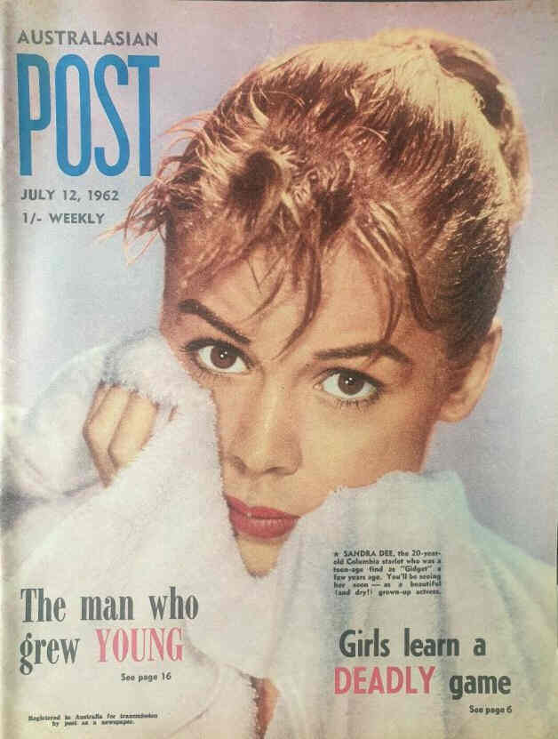 AUSTRALASIAN POST magazine side cover 12 July 1962