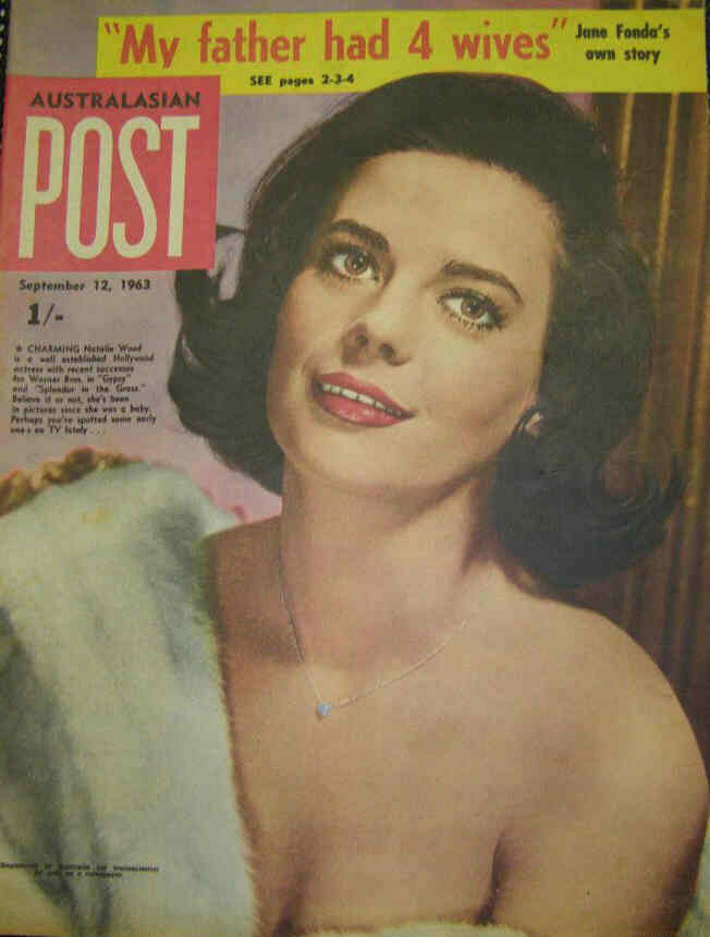 AUSTRALASIAN POST magazine side cover 12 September 1963