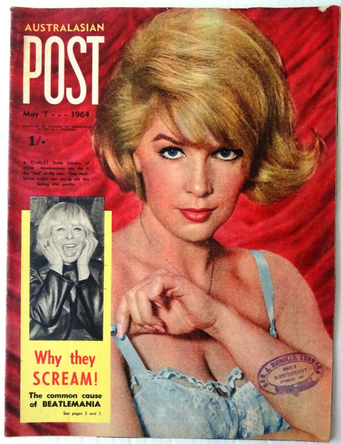AUSTRALASIAN POST magazine side cover 7 May 1964