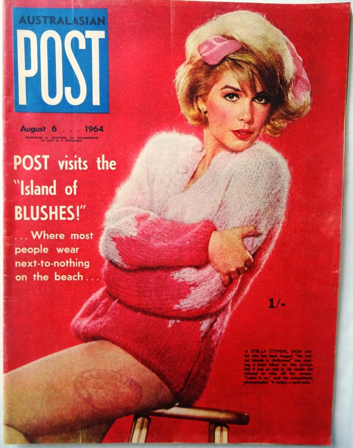 AUSTRALASIAN POST magazine side cover 6 August 1964