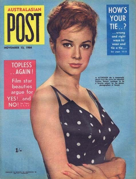 AUSTRALASIAN POST magazine side cover 12 November 1964