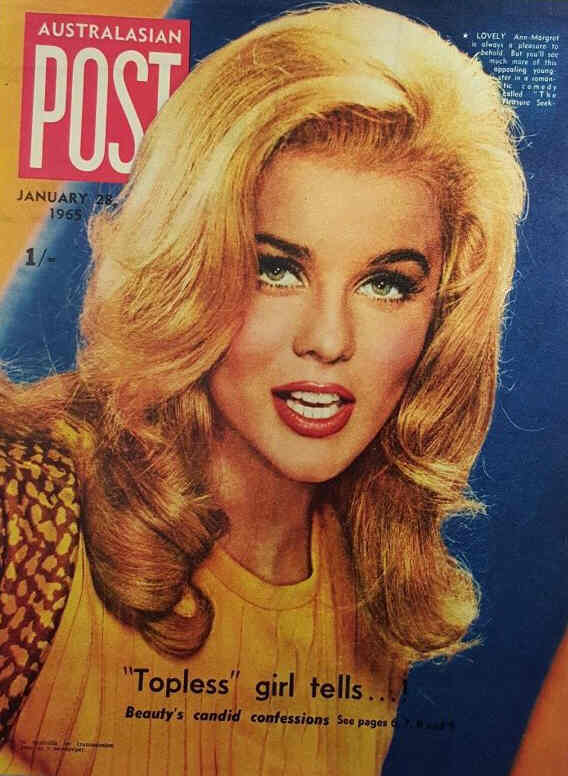 AUSTRALASIAN POST magazine side cover 28 January 1965