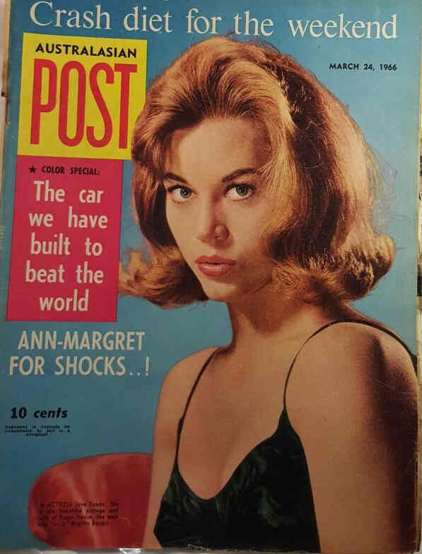 AUSTRALASIAN POST magazine side cover 24 March 1966