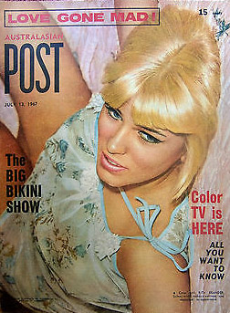 AUSTRALASIAN POST magazine side cover 13 July 1967