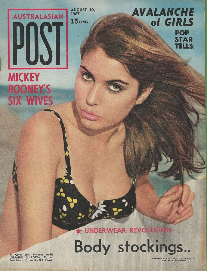 AUSTRALASIAN POST magazine side cover 10 August 1967