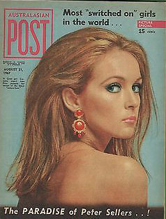 AUSTRALASIAN POST magazine side cover 31 August 1967