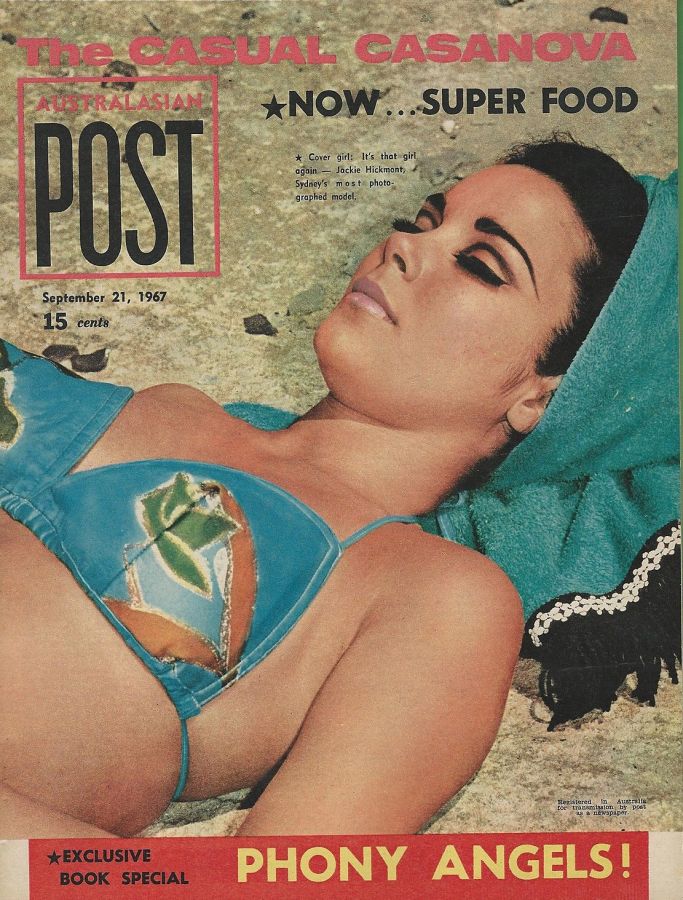 AUSTRALASIAN POST magazine side cover 21 September 1967