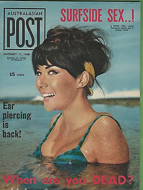 AUSTRALASIAN POST magazine side cover 11 January 1968