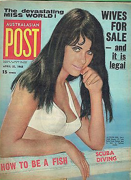 AUSTRALASIAN POST magazine side cover 25 April 1968