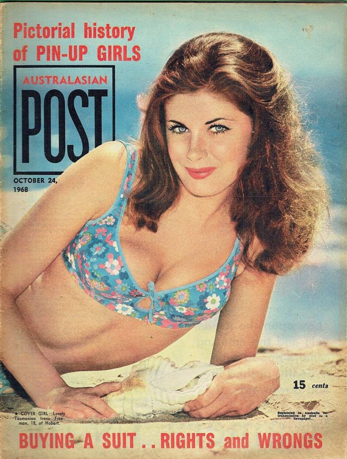 AUSTRALASIAN POST magazine side cover 24 October 1968