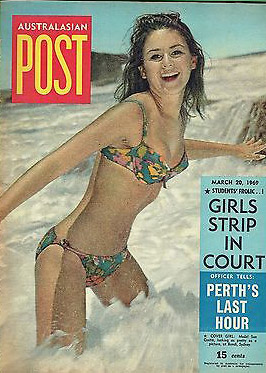 AUSTRALASIAN POST magazine side cover 20 March 1969