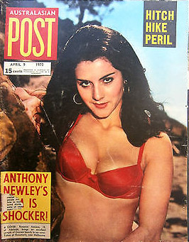 AUSTRALASIAN POST magazine side cover 9 April 1970